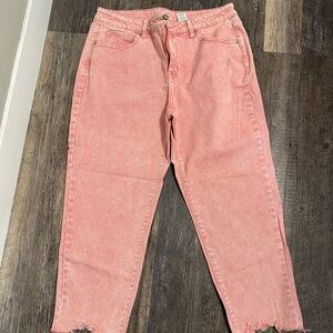 Time and Tru Pink Ankle Jeans